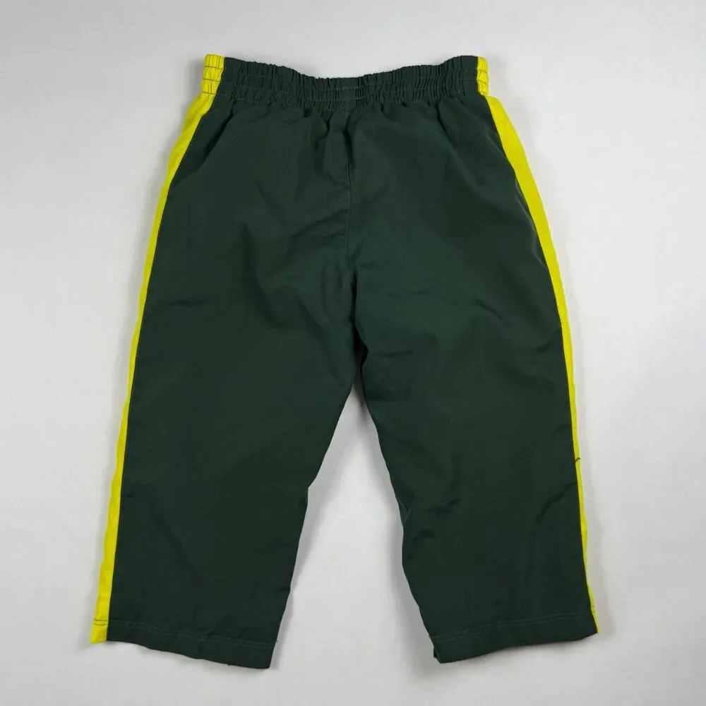 Nike Youth Oregon Ducks Sweatpants Green Yellow Size 18M
